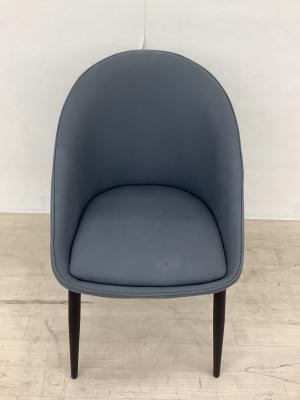 dinos (ディノス) ダイニングチェアー ダイニングチェア丸 ブルー×グレー