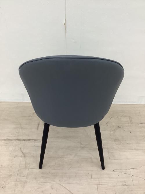 dinos (ディノス) ダイニングチェアー ダイニングチェア丸 ブルー×グレー