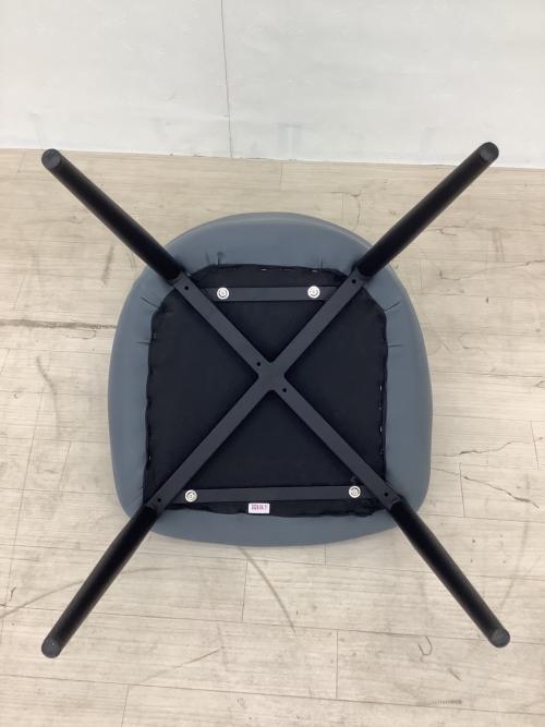 dinos (ディノス) ダイニングチェアー ダイニングチェア丸 ブルー×グレー