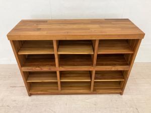 UNICO (ウニコ) シェルフ BREATH ブラウン ワイド チーク材 BREATH