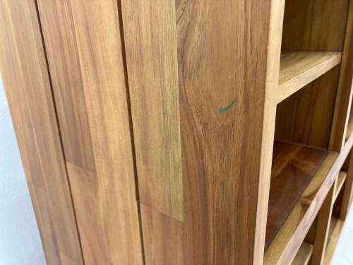 UNICO (ウニコ) シェルフ BREATH ブラウン ワイド チーク材 BREATH