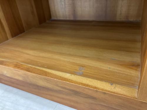 UNICO (ウニコ) シェルフ BREATH ブラウン ワイド チーク材 BREATH