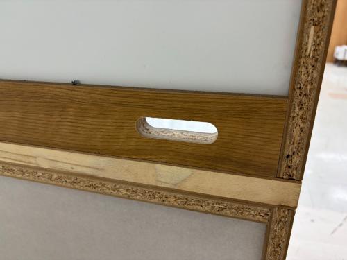 EASY LIFE (イージーライフ) レンジボード 幅:約140㎝ ブラウン GALVA DINING BOARD
