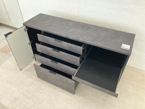 Pamouna (パモウナ) キッチンカウンター RU-S1202R ブラック