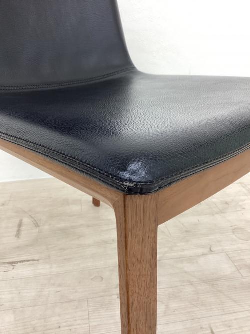 CONDE HOUSE (カンディハウス) ダイニングチェアー ブラック×ブラウン チャレンジ