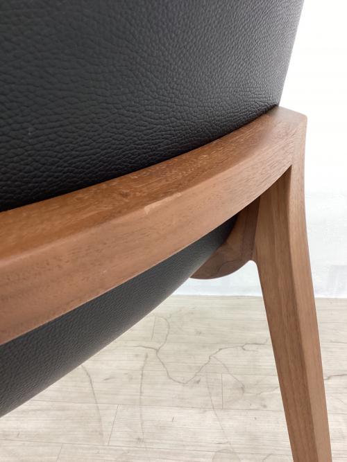 CONDE HOUSE (カンディハウス) ダイニングチェアー ブラック×ブラウン チャレンジ