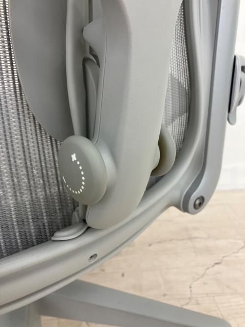 Herman Miller (ハーマンミラー) アーロンチェア AER1B23DW ALPVPRSNADVPBBDVP23101 ポスチャーフィットフル装備 ライトグレー リマスタードモデル