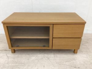 無印良品 (ムジルシリョウヒン) テレビボード 幅:約90㎝ ナチュラル
