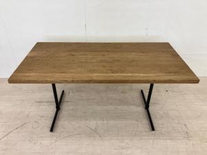 関家具 (セキカグ) ダイニングテーブル ブラウン×ブラック FRAG1400