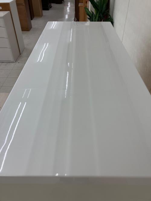 ニトリ ハイチェスト 幅:約105㎝ ホワイト×ナチュラル WISH