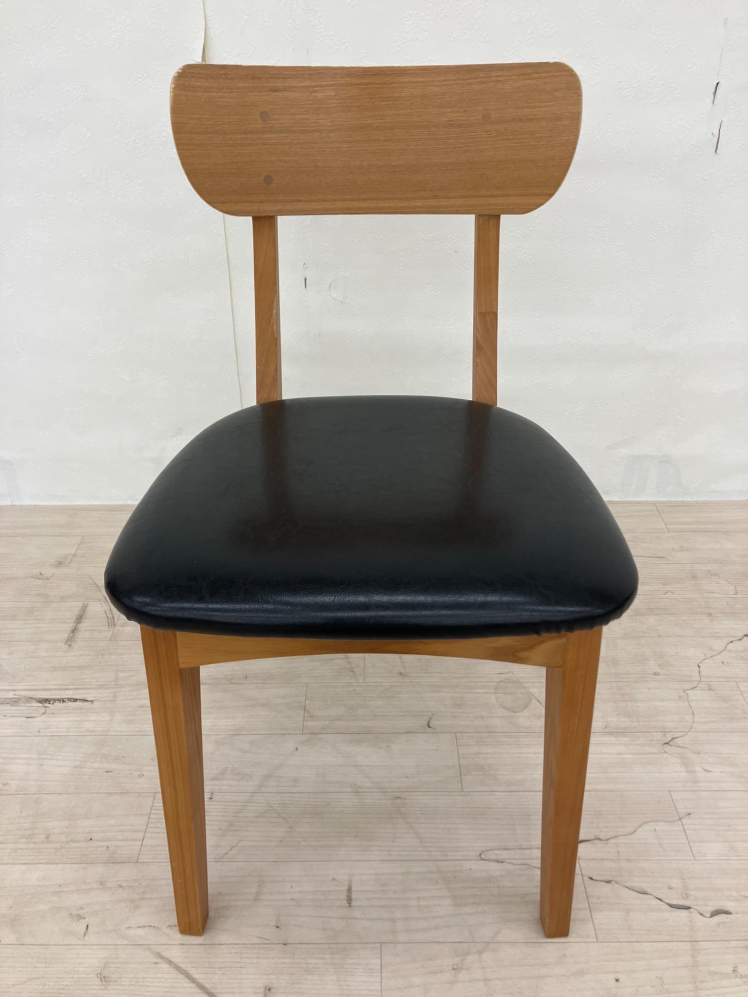 UNICO (ウニコ) ダイニングチェアー ナチュラル×ブラック FIX