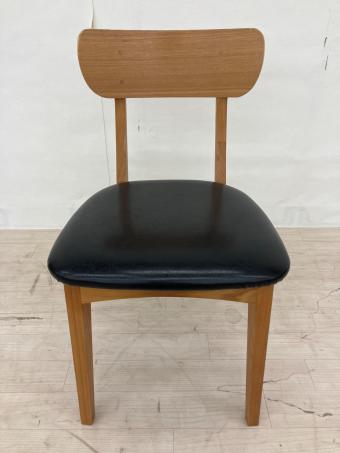 UNICO (ウニコ) ダイニングチェアー ナチュラル×ブラック FIX