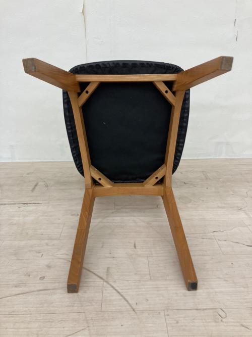 UNICO (ウニコ) ダイニングチェアー ナチュラル×ブラック FIX