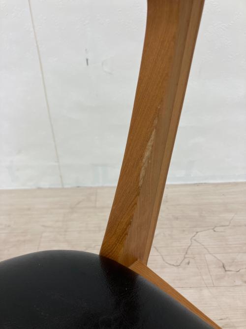 UNICO (ウニコ) ダイニングチェアー ナチュラル×ブラック FIX