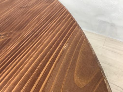 85funiture 折りたたみテーブル 幅:約120㎝ ブラウン 癒されるちゃぶ台