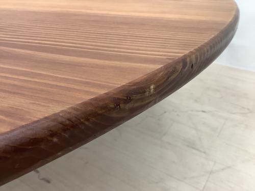 85funiture 折りたたみテーブル 幅:約120㎝ ブラウン 癒されるちゃぶ台