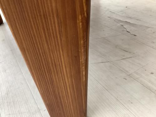 85funiture 折りたたみテーブル 幅:約120㎝ ブラウン 癒されるちゃぶ台