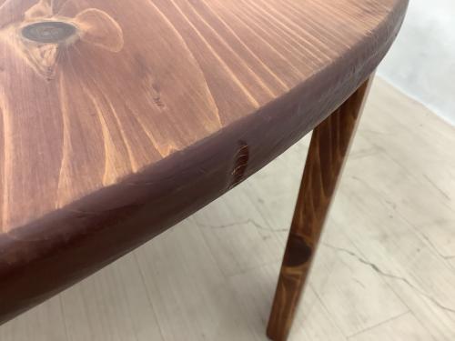 85funiture 折りたたみテーブル 幅:約120㎝ ブラウン 癒されるちゃぶ台