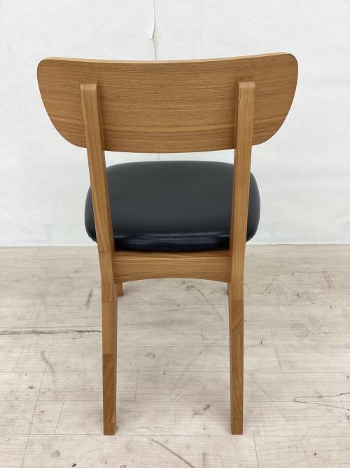 UNICO (ウニコ) ダイニングチェアー ナチュラル×ブラック FIX