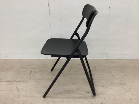 無印良品 (ムジルシリョウヒン) チェア ブラック スチールパイプ