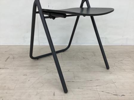 無印良品 (ムジルシリョウヒン) チェア ブラック スチールパイプ