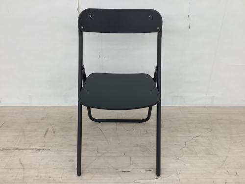 無印良品 (ムジルシリョウヒン) チェア ブラック スチールパイプ折りたたみチェア
