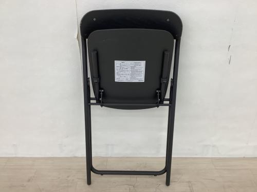無印良品 (ムジルシリョウヒン) チェア ブラック スチールパイプ折りたたみチェア
