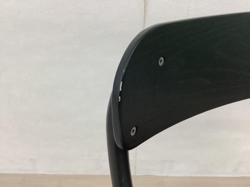 無印良品 (ムジルシリョウヒン) チェア ブラック スチールパイプ折りたたみチェア