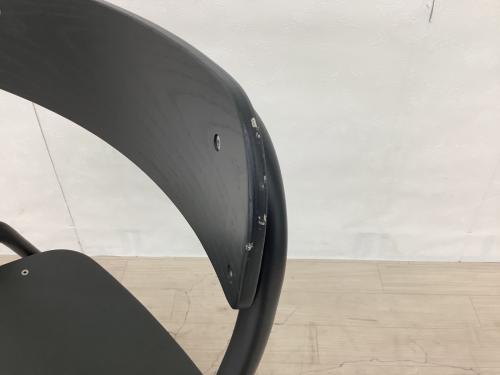 無印良品 (ムジルシリョウヒン) チェア ブラック スチールパイプ折りたたみチェア