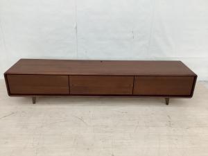 サンキコーポレーション テレビボード 幅:約200㎝ ブラウン RADOM