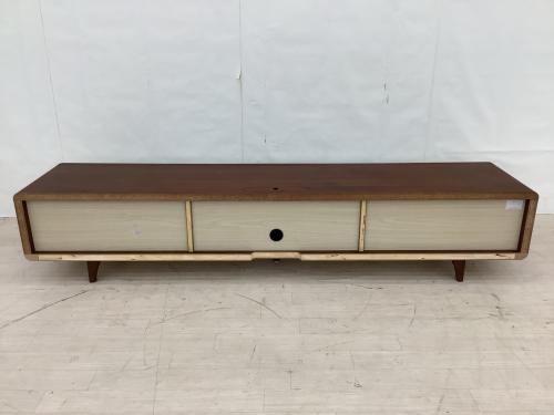 サンキコーポレーション テレビボード 幅:約200㎝ ブラウン RADOM