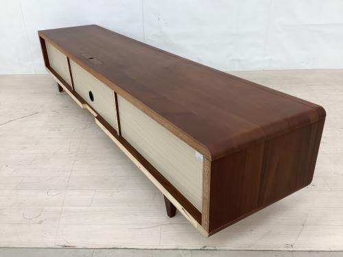 サンキコーポレーション テレビボード 幅:約200㎝ ブラウン RADOM