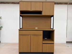 UNICO (ウニコ) レンジボード 幅:約120㎝ ブラウン BANKS（廃盤品）