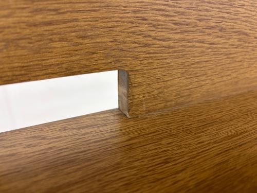 UNICO (ウニコ) レンジボード 幅:約120㎝ ブラウン BANKS（廃盤品）