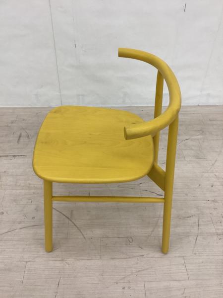 にこさん専用　◆光製作所　チェスカチェア二脚　状態C 光製作所 (ヒカリセイサクショ) チェア DL-256 イエロー エルフ