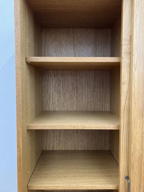 a.depeche (アデペシュ) カデル スライドガラスキャビネット ハイ ZA-CDL-SGC-1700-BR-N