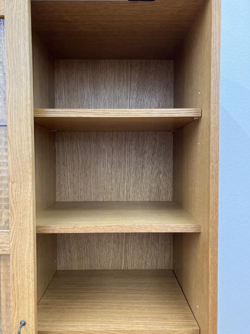 a.depeche (アデペシュ) カデル スライドガラスキャビネット ハイ ZA-CDL-SGC-1700-BR-N