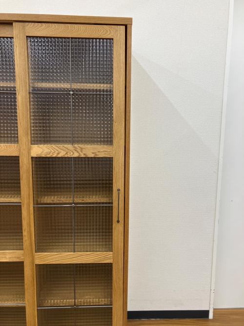 a.depeche (アデペシュ) カデル スライドガラスキャビネット ハイ ZA-CDL-SGC-1700-BR-N