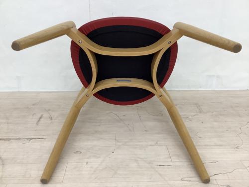 Carl Hansen&Son (カールハンセンアンドサン) ダイニングチェアー CH20 レッド/ナチュラル エルボーチェア