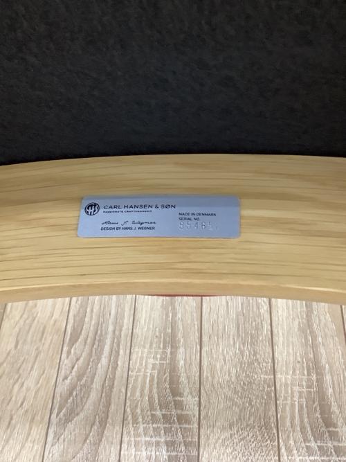 Carl Hansen&Son (カールハンセンアンドサン) ダイニングチェアー CH20 レッド/ナチュラル エルボーチェア
