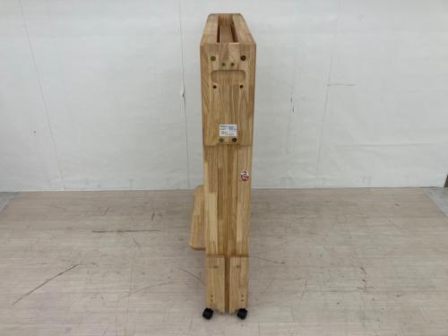 dinos (ディノス) 折りたたみベッド ナチュラル 折りたたみ式ひのきすのこベッドシングルハイ