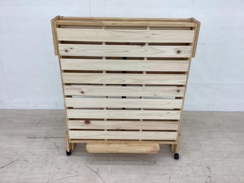 dinos (ディノス) 折りたたみベッド ナチュラル 折りたたみひのきすのこベッドＳ