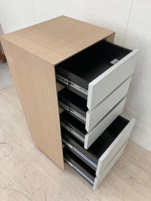 dinos (ディノス) チェスト デュエトー二スリムチェスト４５ ナチュラル×ホワイト デュエトー二スリムチェスト４５