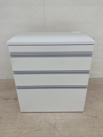 dinos (ディノス) キッチンカウンター ホワイト ダブルスライドキッチン収納引出幅７６