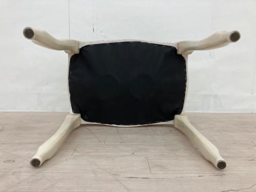 dinos (ディノス) スツール『ブラザーラビット』 ホワイト Fabric by BEST OF MORRIS