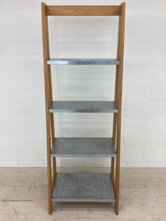 ニトリ ラダーシェルフ ナチュラル×シルバー 新しい暮らし方のためのツール