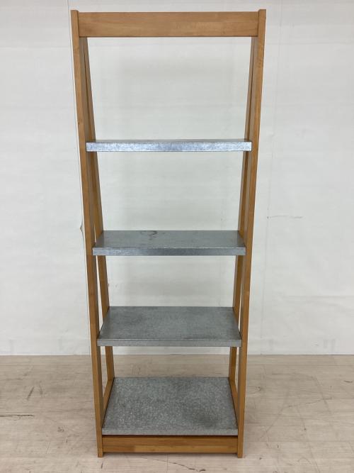 ニトリ ラダーシェルフ ナチュラル×シルバー 新しい暮らし方のためのツール