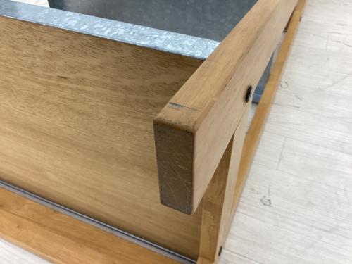 ニトリ ラダーシェルフ ナチュラル×シルバー 新しい暮らし方のためのツール