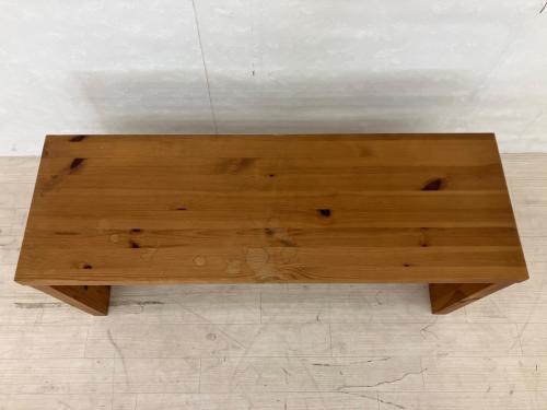 UNICO (ウニコ) ベンチ ブラウン Grosso（廃盤品）