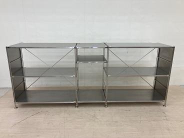 家具ならトレファク吉川店！！ 無印良品 ユニットシェルフ 6段引き出し付 ナチュラル×シルバー ステンレス ブランド：無印良品｜キーワード：ユニットシェルフ】商品一覧｜中古